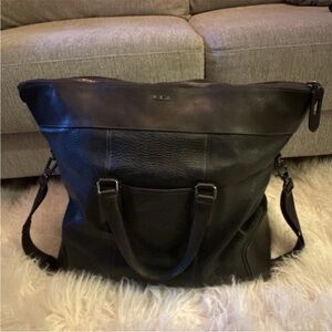 Men's Black Leather Bag